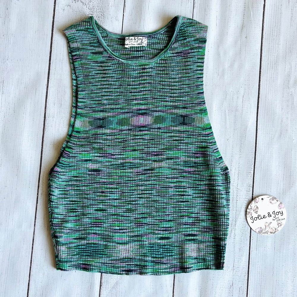 Knitted crop top